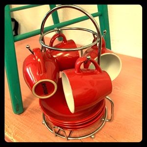 RETRO Imusa  Red Espresso set☕️❤️